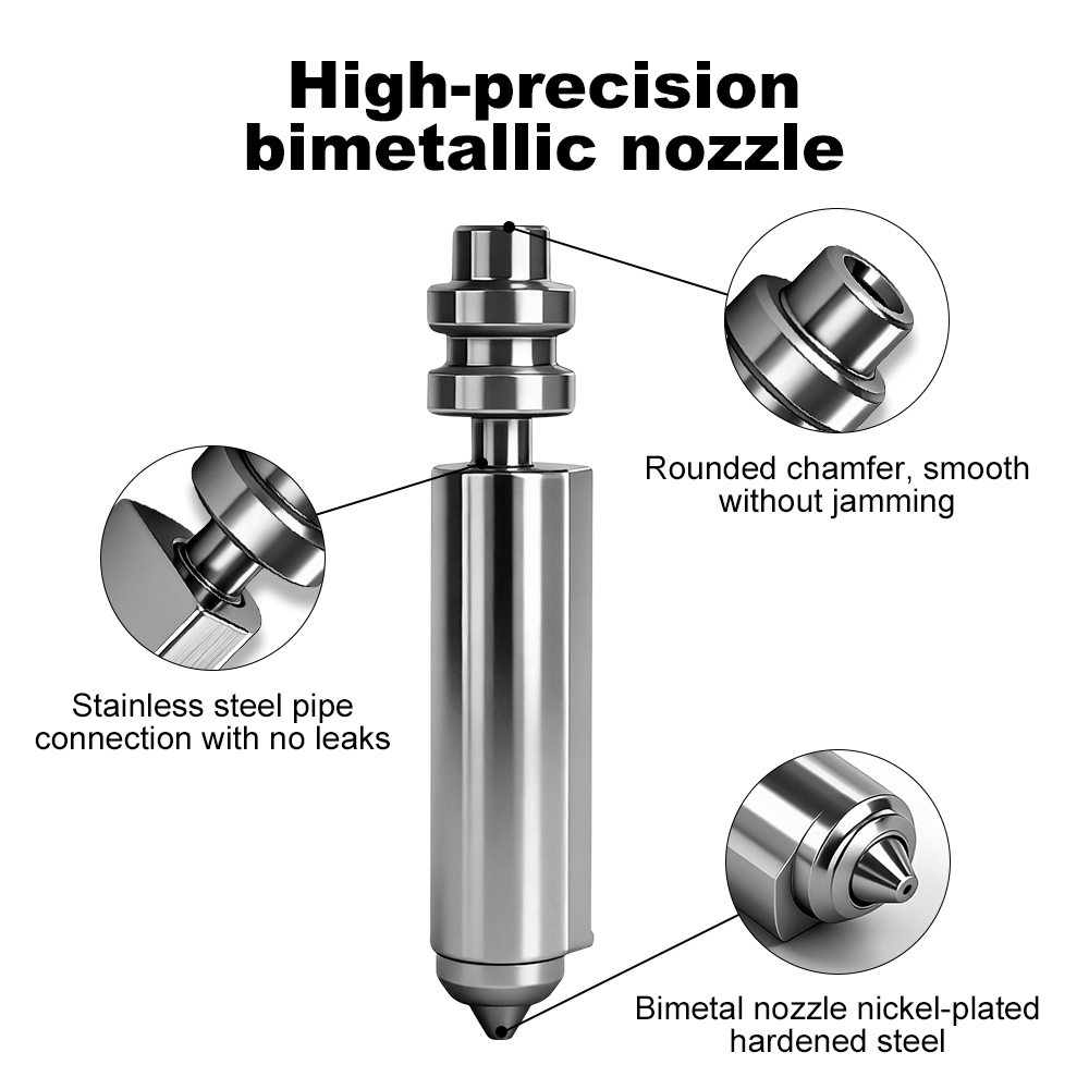 Upgraded Bimetallic Nozzle for - 3D Printer Hotend Kit ulasan dan harga