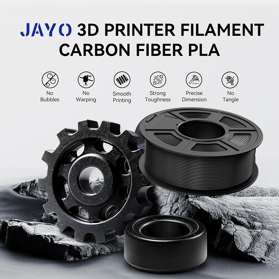 JAYO PETG-CF 3D Printer Filame - 3D Printing Heat Resistant Material ulasan dan harga